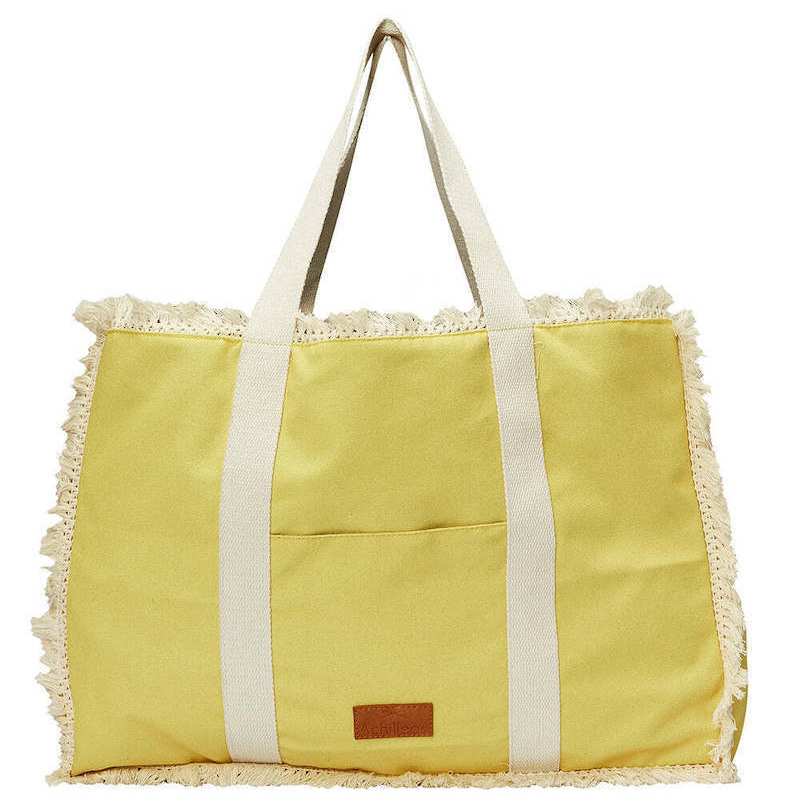 Τσάντα Θαλάσσης Achilleas accessories 95001554-17  Χρώμα Κίτρινο