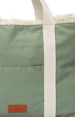 Achilleas Accessories Τσάντα Θαλάσσης με Ethnic σχέδιο Πράσινη 95001550-21