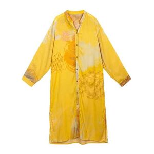 ΑΝΕΚΚΕ Φόρεμα πουκάμισο κίτρινο Hollywood Print 38289-006