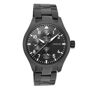 Ρολόι ΟΟΖΟΟ C10957 Timepieces με μαύρο καντράν και μαύρο μπρασελέ.