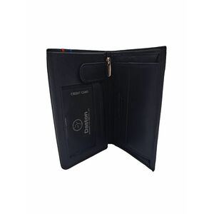 Δερμάτινο Ανδρικό Πορτοφόλι Daston με RFID Μαύρο 046