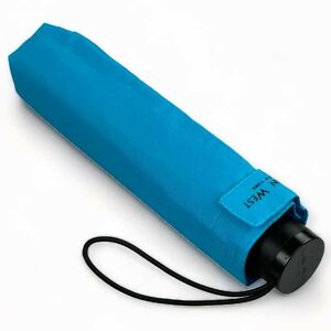 Ομπρέλα Βροχής σπαστή χειροκίνητη Kevin West 1460-105-Μπλε Ανοιχτό