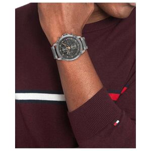 Tommy Hilfiger Ρολόι Μπαταρίας με Γκρι Μεταλλικό Μπρασελέ 1710657