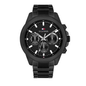 Ανδρικό Ρολόι Tommy Hilfiger 1710653 Black Stainless Steel Bracelet