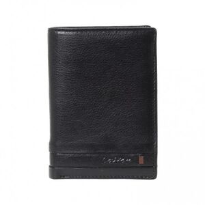 Ανδρικό Δερμάτινο Πορτοφόλι Lavor με RFID Lavor-1-3821-black