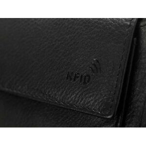 Ανδρικό Δερμάτινο Πορτοφόλι Lavor ταυτότητας με RFID Μαύρο Lavor-1-3802