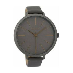 OOZOO Timepieces Grey Leather Strap C9678