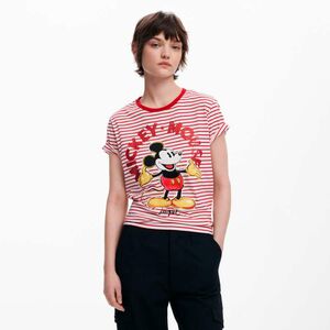 Μπλουζάκι DESIGUAL W MICKEY MOUSE T-SHIRT - 25SWTKAI-3000 Red