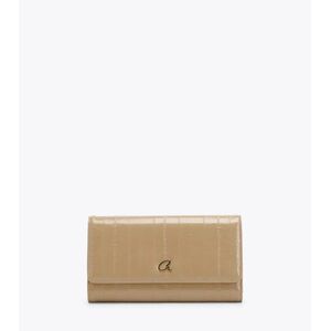 ΠΟΡΤΟΦΟΛΙ DEMI ΜΕ ΓΡΑΜΜΩΣΕΙΣ AXEL 1101-1786-001 BEIGE