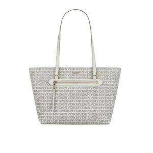 Γυναικεία Τσάντα Ώμου tote DKNY R42AYE20-MOJ Εκρού