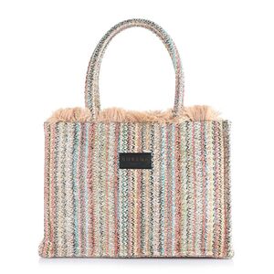 Sorena Handmade Noema Γυναικεία Τσάντα Tote Χειρός Πολύχρωμη