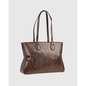 VERDE ΓΥΝΑΙΚΕΙΑ ΤΣΑΝΤΑ ΩΜΟΥ 16-0008239 ANIMAL PRINT ΚΑΦΕ