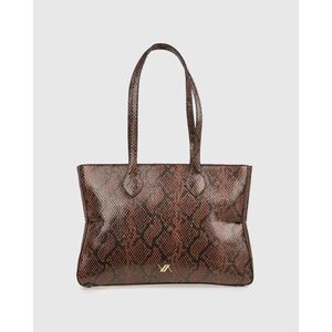 VERDE ΓΥΝΑΙΚΕΙΑ ΤΣΑΝΤΑ ΩΜΟΥ 16-0008239 ANIMAL PRINT ΚΑΦΕ