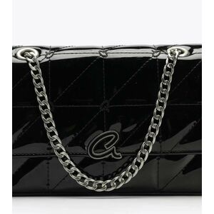 ΤΣΑΝΤΑΚΙ ΩΜΟΥ ΛΟΥΣΤΡΙΝ ΜΕ ΡΑΦΕΣ ΚΑΙ ΔΙΠΛΗ ΑΛΥΣΙΔΑ 1020-0976-003 BLACK