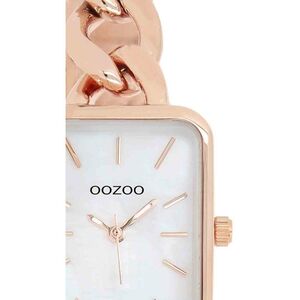 OOZOO Timepieces Ρολόι Γυναικείο Ροζ Επιχρυσωμένο Ανοξείδωτο Ατσάλι μπρασελέ C11134