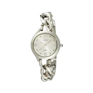 Ρολόι Girlie με ασημί μεταλλικό μπρασελέ και ασημί καντράν 11L03-00592