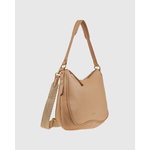 Verde Γυναικεία Τσάντα Ώμου 16-0008338 Μπεζ