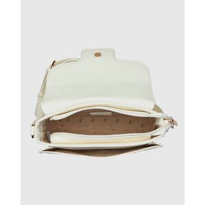 Verde Γυναικεία Τσάντα Χιαστί 16-0008375 Εκρού