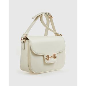 Verde Γυναικεία Τσάντα Χιαστί 16-0008375 Εκρού