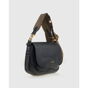 Verde Γυναικεία Τσάντα Χιαστί 16-0008340 Μαύρο