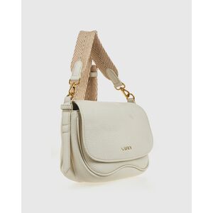 Verde Γυναικεία Τσάντα Χιαστί 16-0008340 Εκρού