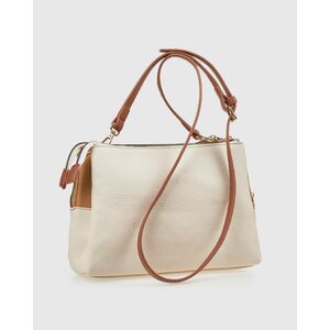 Verde Γυναικεία Τσάντα Χιαστί 16-0008346 Μπεζ