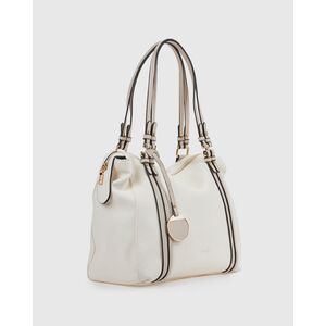 Verde Γυναικεία Τσάντα Ώμου 16-0008517 Εκρού