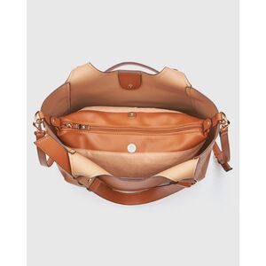 Verde Γυναικεία Τσάντα Ώμου 16-0008522 Καμελ