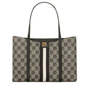 DKNY Δερμάτινη Γυναικεία Τσάντα NURI Tote Χειρός Μαύρη R53A6M10-XLB