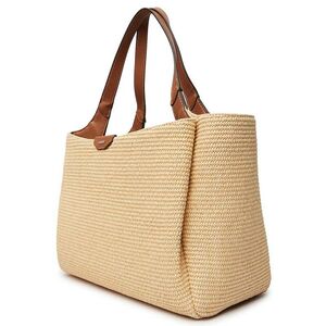 DKNY ΓΥΝΑΙΚΕΙΑ TOTE HANDBAG WILLA R61AOG32 M1K6 NATURAL/SADDLE