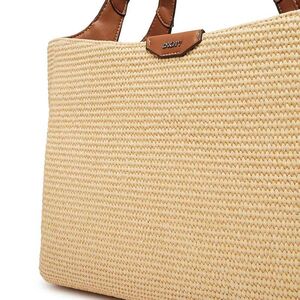 DKNY ΓΥΝΑΙΚΕΙΑ TOTE HANDBAG WILLA R61AOG32 M1K6 NATURAL/SADDLE