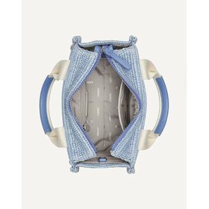 DKNY ΤΣΑΝΤΑ ΧΕΙΡΟΣ/CROSSBODY HADLEE SM TOTE ΨΑΘΙΝΗ LOGO ΣΙΕΛ R61ALC80 P2U