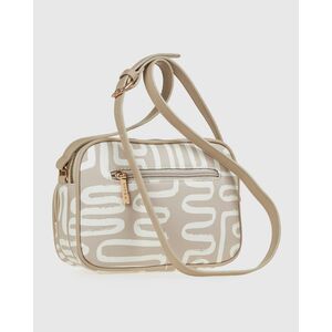 Verde Γυναικεία Τσάντα Χιαστί 16-0008393 Μπεζ