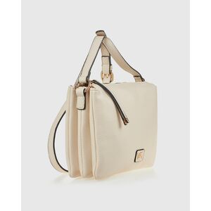 Verde Γυναικεία Τσάντα Χιαστί 16-0008411 Εκρού