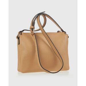 Verde Γυναικεία Τσάντα Χιαστί 16-0008411 Μπεζ