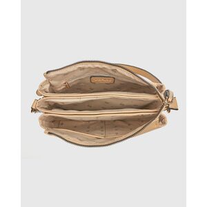 Verde Γυναικεία Τσάντα Χιαστί 16-0008411 Μπεζ