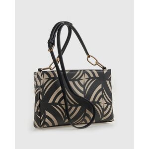 Verde Γυναικεία Τσάντα Χιαστί 16-0008398 Μαύρο