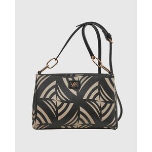 Verde Γυναικεία Τσάντα Χιαστί 16-0008398 Μαύρο