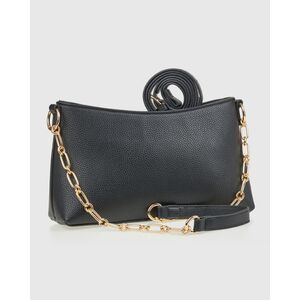 Verde Γυναικεία Τσάντα Ώμου 16-0008418 Μαύρο