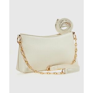 Verde Γυναικεία Τσάντα Ώμου 16-0008418 Εκρού