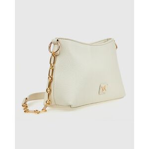 Verde Γυναικεία Τσάντα Ώμου 16-0008418 Εκρού