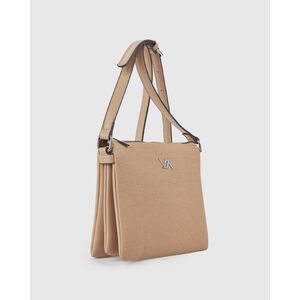 Verde Γυναικεία Τσάντα Χιαστί 16-0008498 Μπεζ