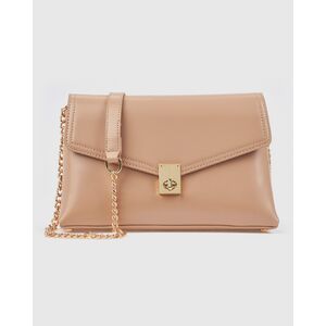 Verde Γυναικεία Τσάντα Χιαστί 16-0008574 Μπεζ