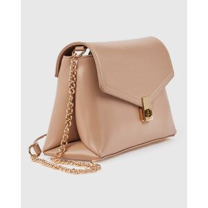 Verde Γυναικεία Τσάντα Χιαστί 16-0008574 Μπεζ