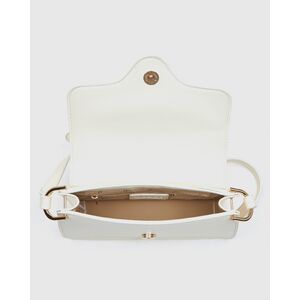 Verde Γυναικεία Τσάντα Χιαστί 16-0008563 Άσπρο