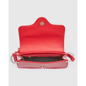 Verde Γυναικεία Τσάντα Χιαστί 16-0008563 Κόκκινο