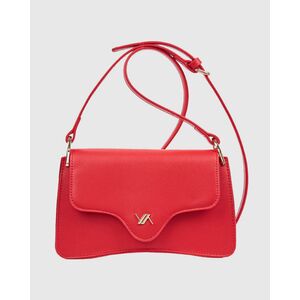 Verde Γυναικεία Τσάντα Χιαστί 16-0008563 Κόκκινο