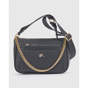 Verde Γυναικεία Τσάντα Χιαστί 16-0008597 Μαύρο