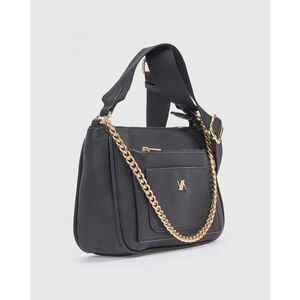 Verde Γυναικεία Τσάντα Χιαστί 16-0008597 Μαύρο