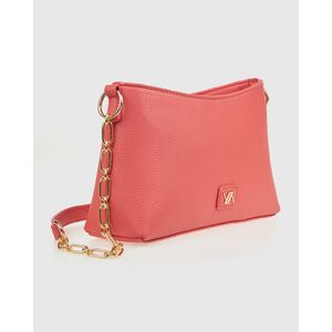 Verde Γυναικεία Τσάντα Ώμου 16-0008418 Κοραλί